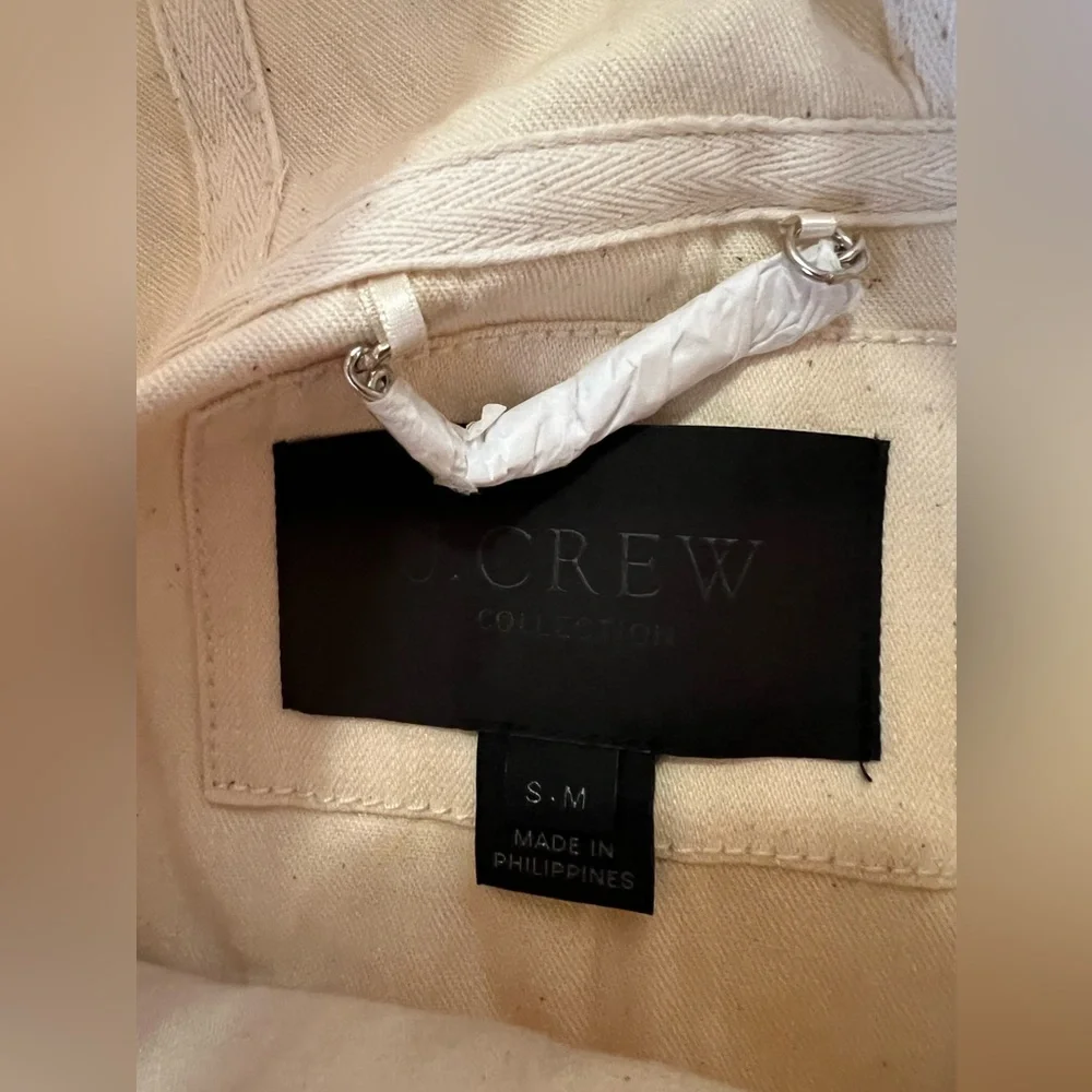 NWOT J Crew Cape Women’s Sport Cotton Ivory Sleeveless Size S/M - Picture 4 of 8